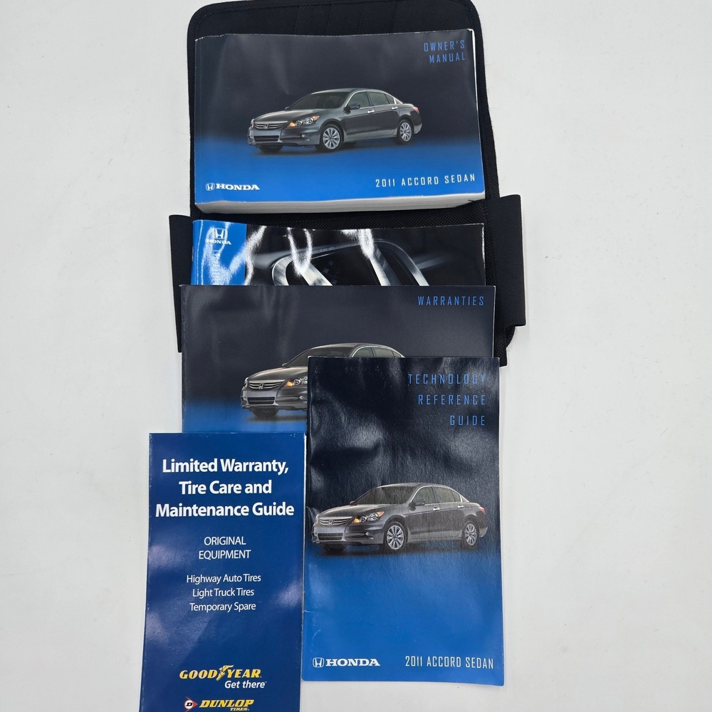 2011 Honda Accord Sedan Owner's Manual Complete Set Case Warranty Guide OEM